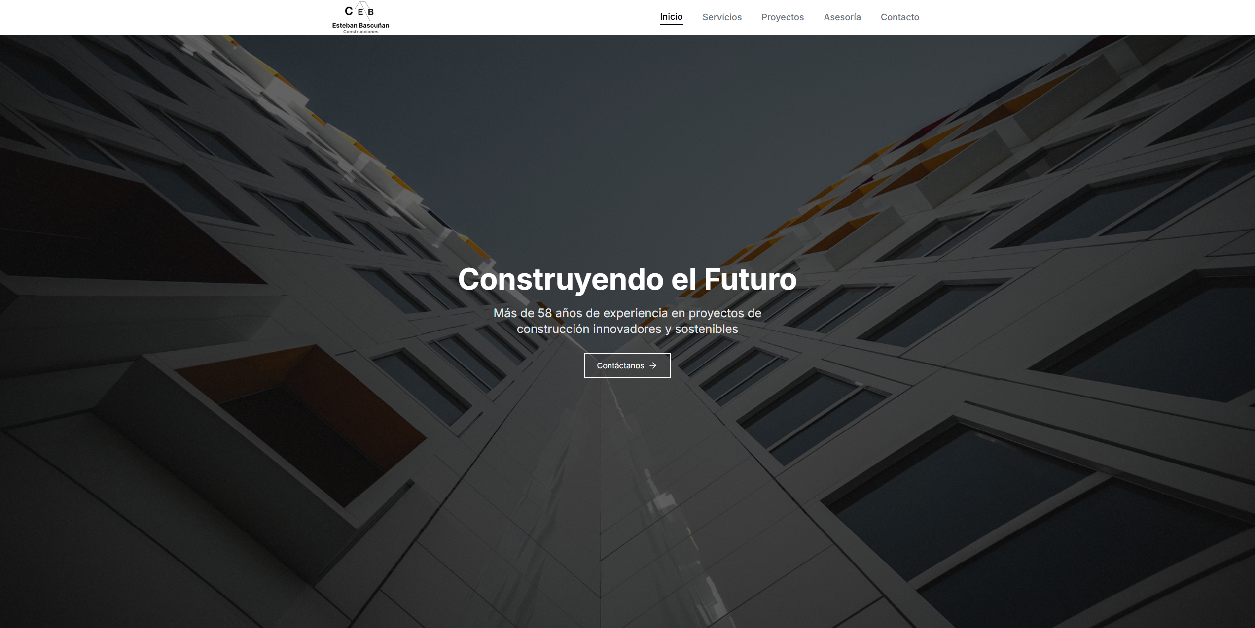 Página web Esteban Bascuñan